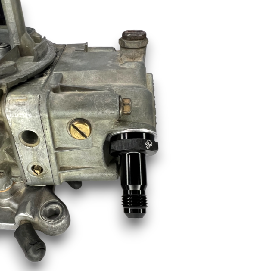 Holley Carb Fuel Inlet Fitting 7/820 to 6AN Long Shocker Fittings