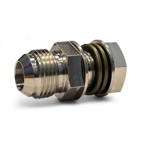 -10AN No Weld Turbo Drain Pan Fitting - Steel