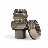 -10AN No Weld Turbo Drain Pan Fitting - Steel
