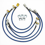 Silverado/Sierra 2500HD 3500HD Stainless Brake Hose Kit 2001-2007 Gas & Duramax