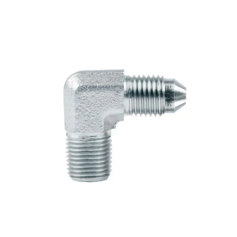 Shocker 1/8NPT to -3AN 90 Degree Steel Adapter