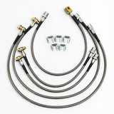 Silverado/Sierra 2500HD 3500HD Stainless Brake Hose Kit 2001-2007 Gas & Duramax