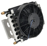 Derale 8AN 16 Pass Tube Type Fluid Cooler & Fan (16" x 12" x 5")
