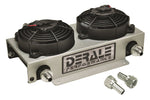 Derale Ultra Compact Dual Fan 10 ORB Plate Cooler (13" x 8" x 5")