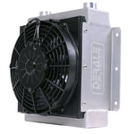 Derale Aluminum Tank 10 ORB Fluid Cooler with 625 CFM Fan (13" x 12" x 9")