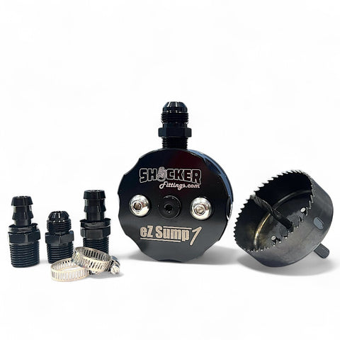 Compact 4" Single Port Billet Diesel Fuel Sump Kit