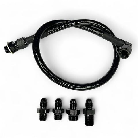 Cummins -4AN S400 S300 Turbo Oil Feed Line Kit (4AN)