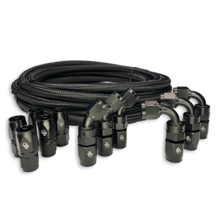 Shocker Pro-Fit 10AN 20ft Nylon Project Kit – Shocker Fittings