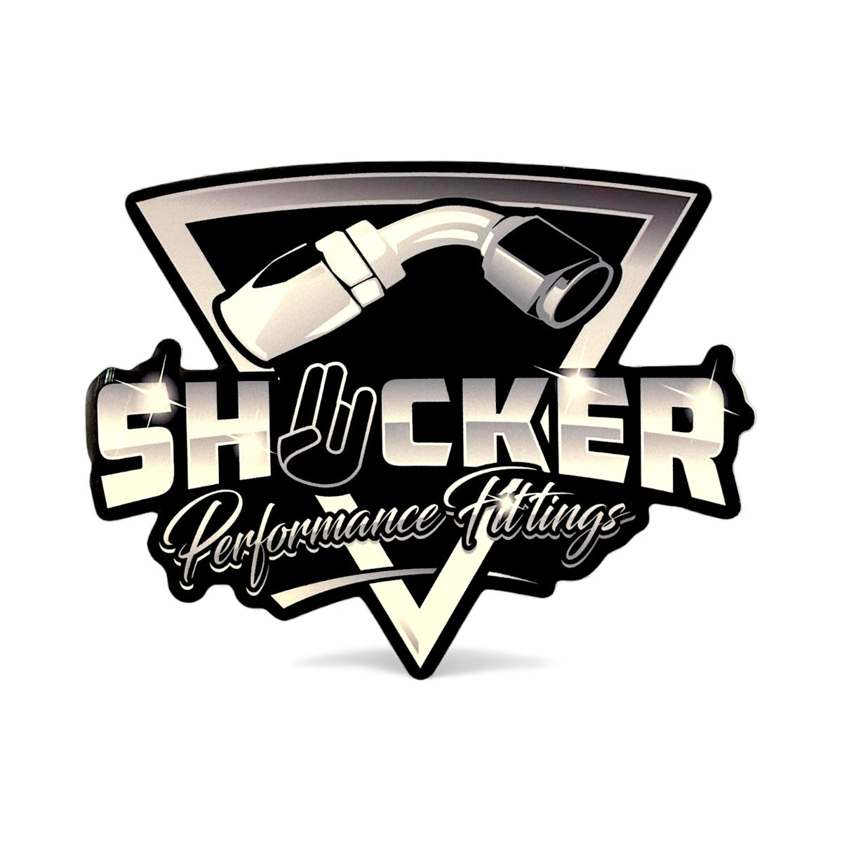 Shocker Badge Sticker 4