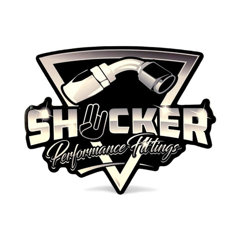 Shocker Badge Sticker 4" x 5"
