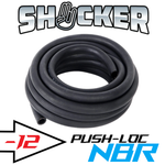 Shocker Push-Loc 12AN NBR Series Hose - 1FT Black