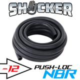 Shocker Push-Loc 12AN NBR Series Hose - 1FT Black