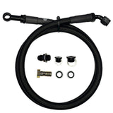 Duramax VGT Turbo -6AN Black Remote Oil Feed Line Kit LB7 LLY LBZ LMM LML