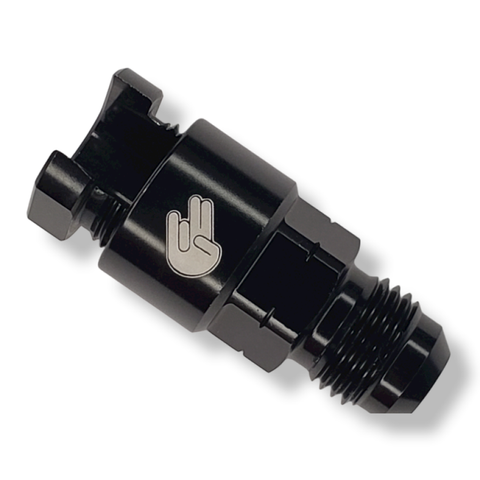 Shocker -6AN - 3/8 GM EFI Threaded Line Adapter