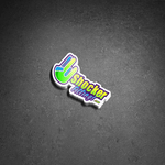 10" x 5" Clear Background All Weather Die Cut Sticker
